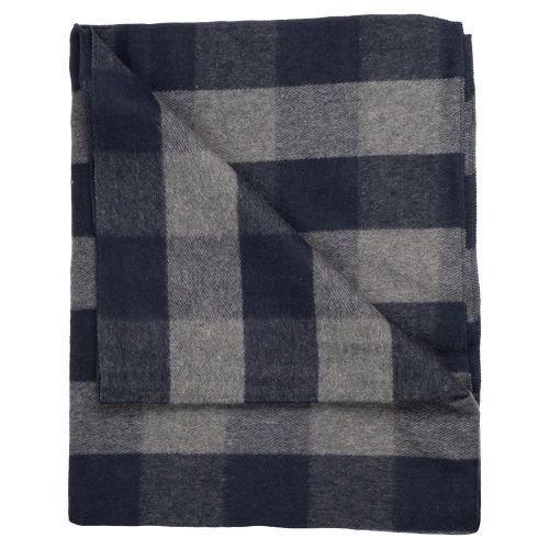Plaid Blue Wool 50