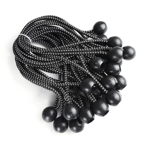 8 25PCS Set Ball Bungee/Black 8 25PCS Set Ball Bungee/Black