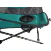 Foldable Comfort Camping Rocking Chair;  Green;  300 lbs Capacity;  Adult